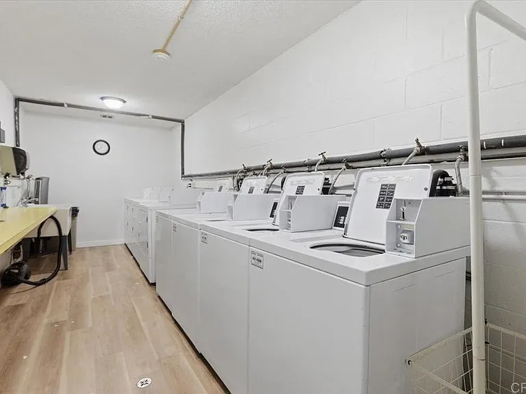 On-site laundry.