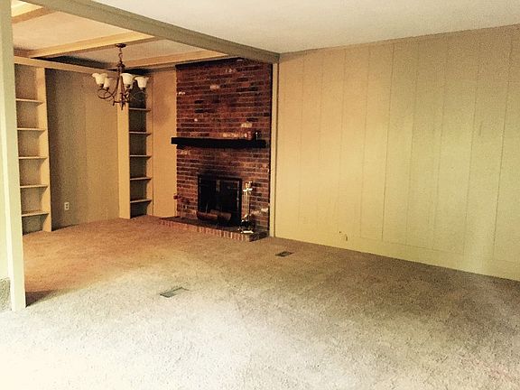 open concept & fireplace