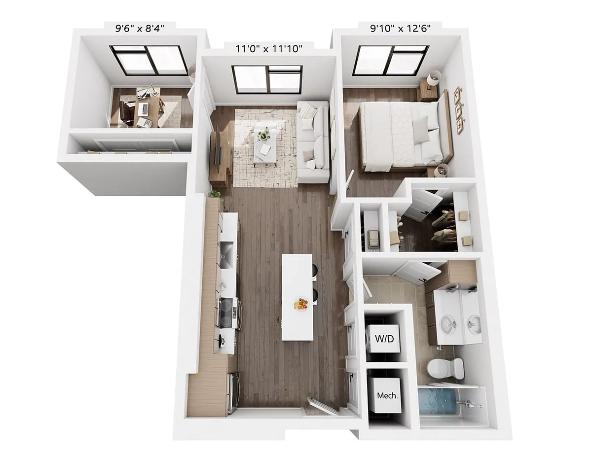 Floor plan A+D1