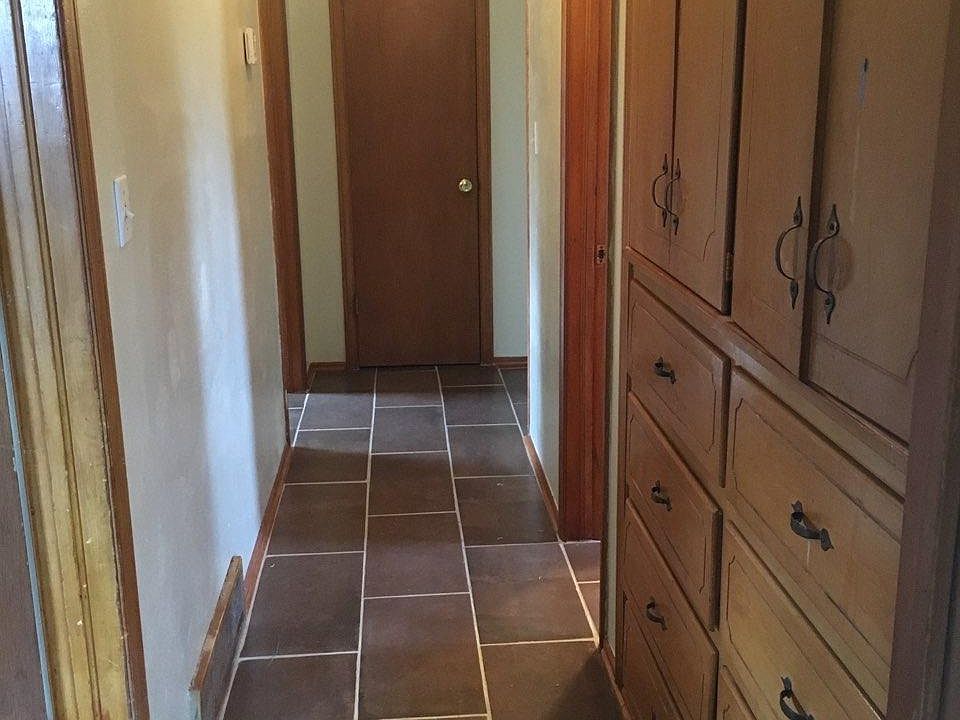 Hallway with lots of storage space