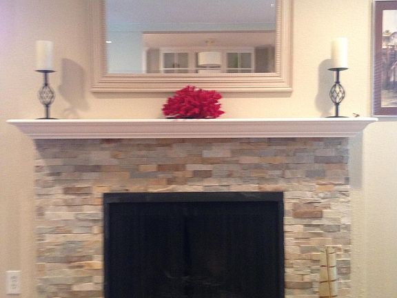 Wood Burning Fireplace...