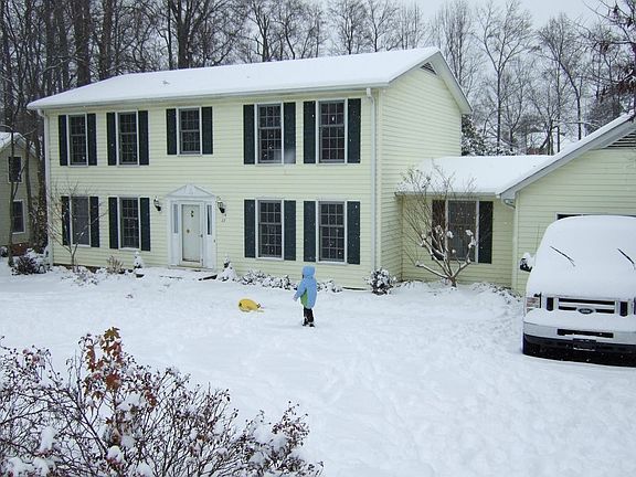 Front of House in Winter