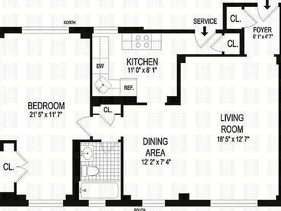 4th image of 210 W 78th St APT 5D