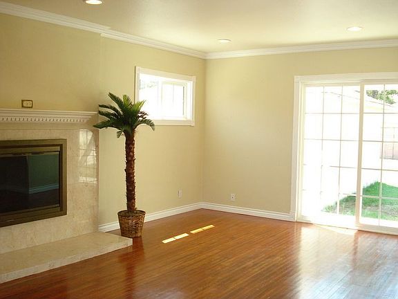 Family room w/marble fireplace