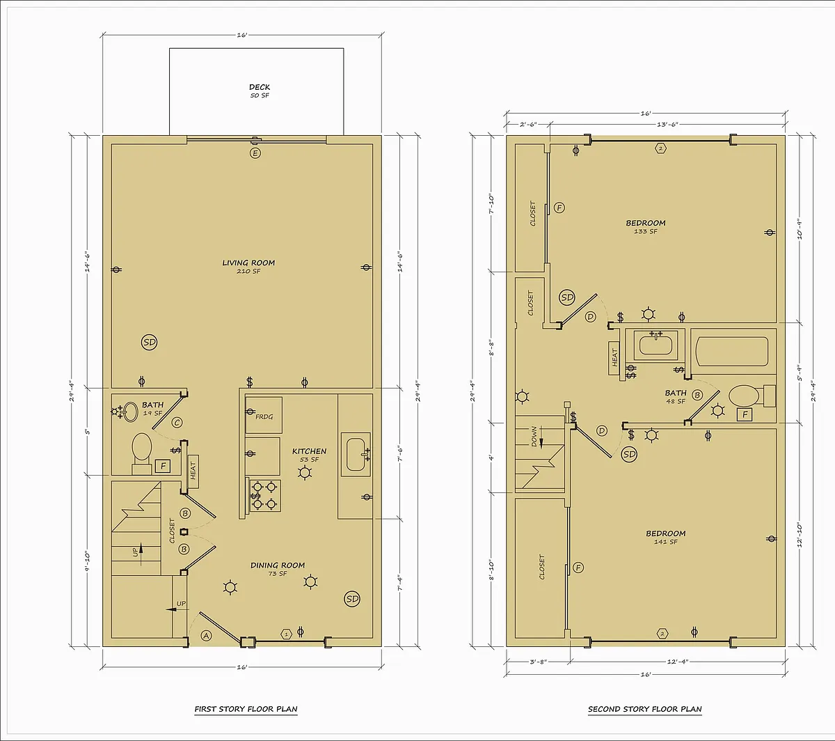 Floor plan Two Bedroom D