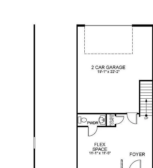 1st floor with bedroom and bath