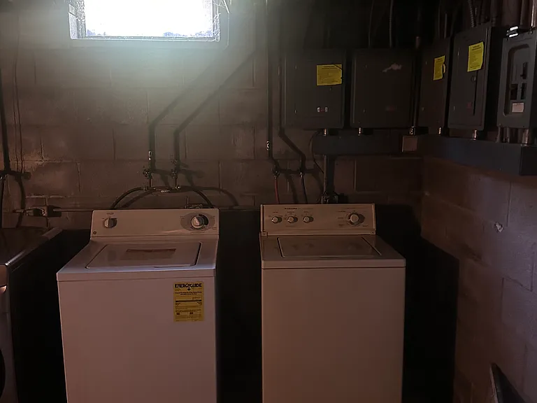 Access to laundry in basement