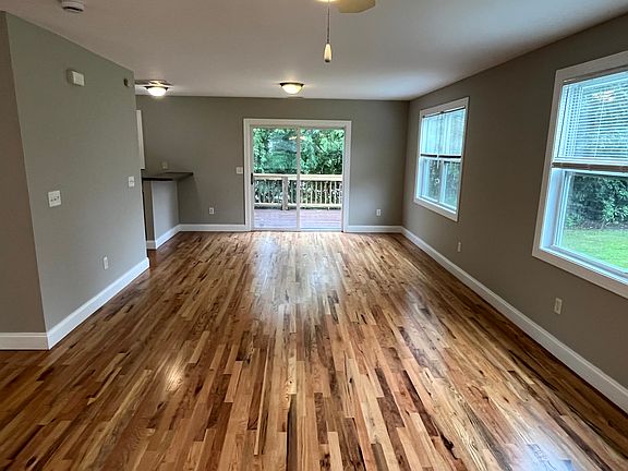 living to dining room
sliding doors to rear deck