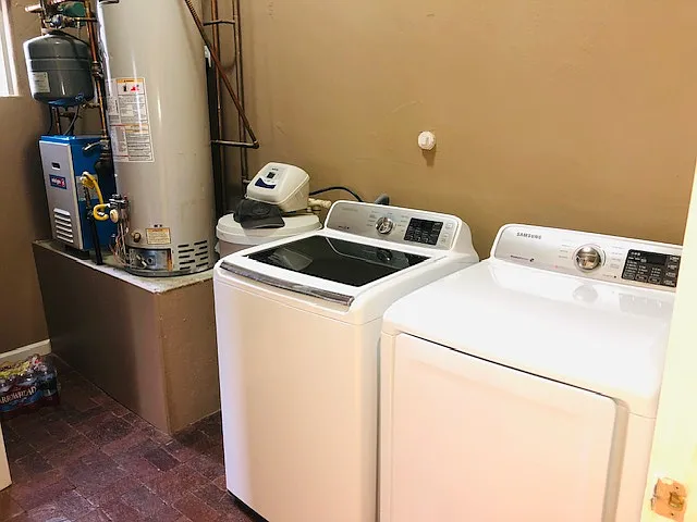washer and dryer