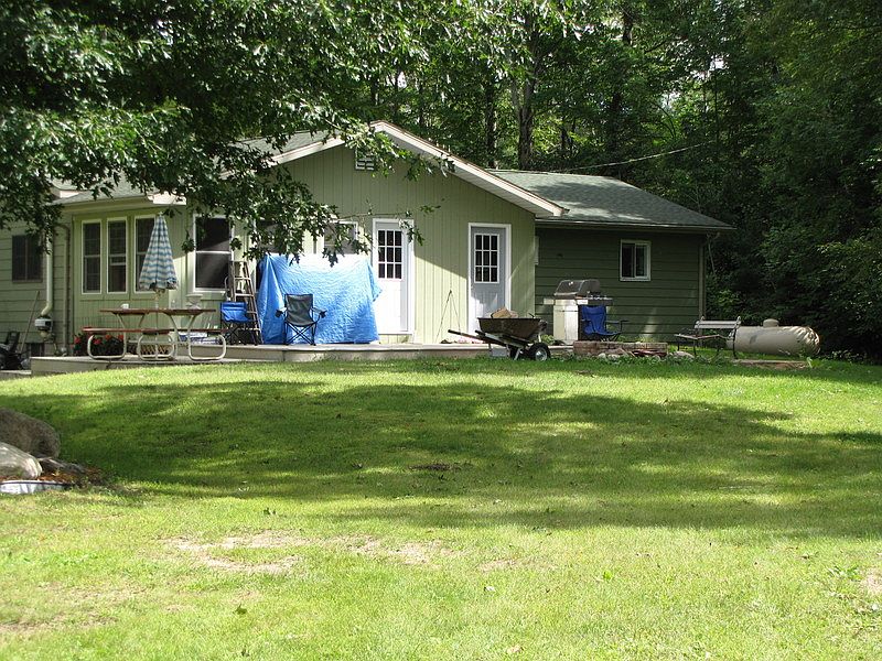 Back of the house facing the pasture and woods
