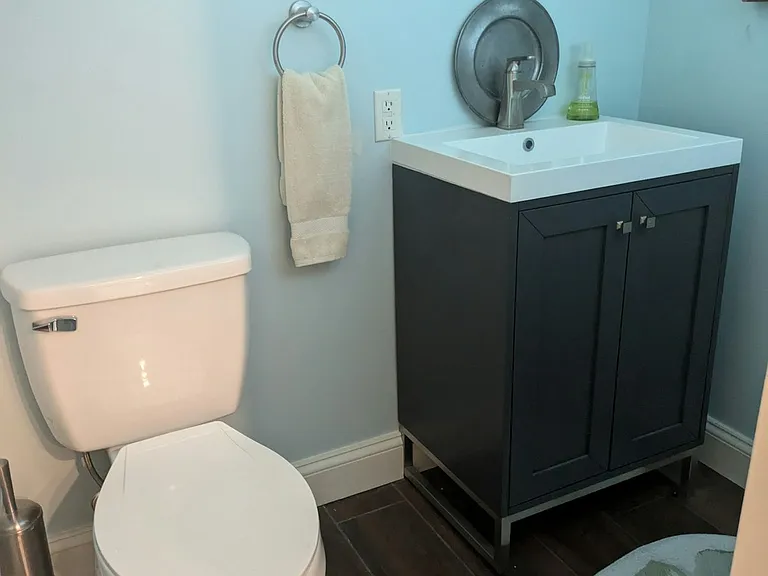 half-bath off kitchen