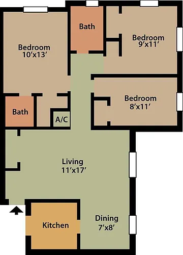 Floor plan Model C