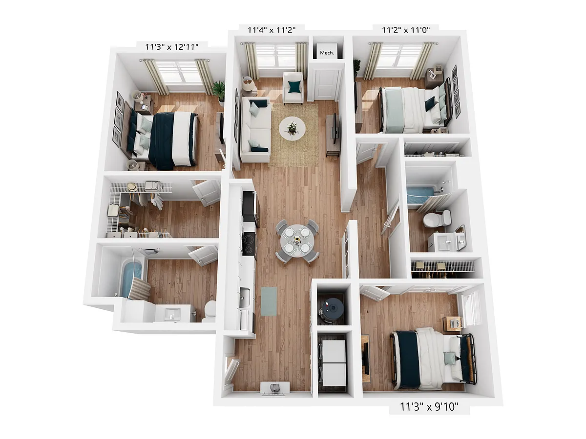 Floor plan C2H