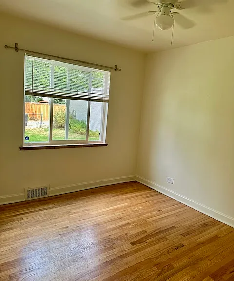 Bedroom 2 11' x 9'4"
South facing window, ceiling fan