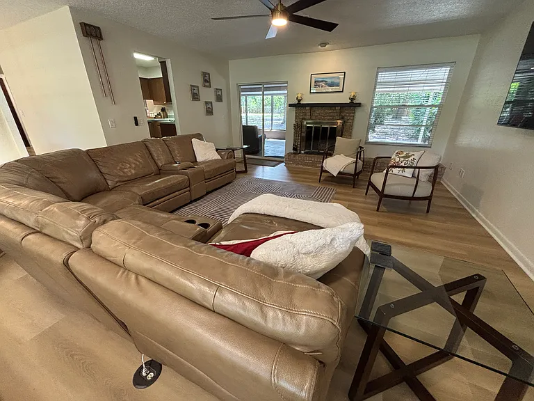 Living room. TV is on the wall to the right.