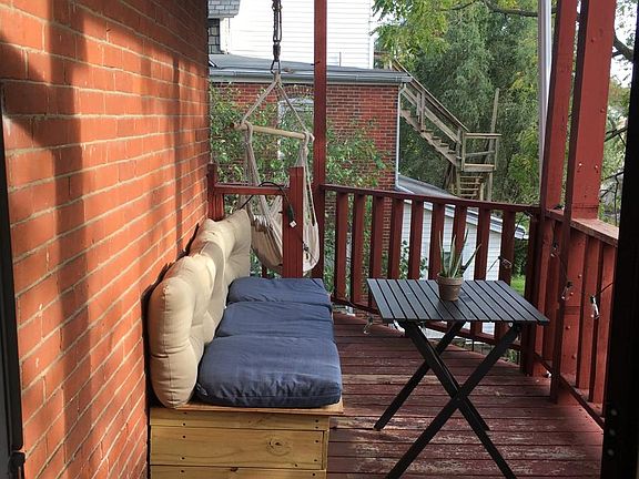 Back balcony off of kitchen