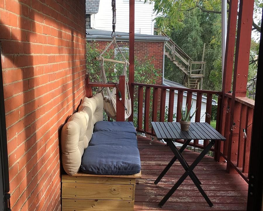 Back balcony off of kitchen
