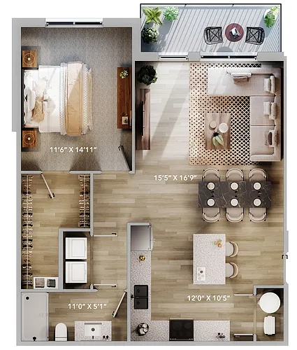 Floor plan Bow