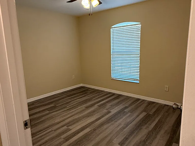 2nd bedroom comes with vinyl flooring as well.