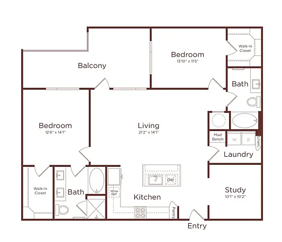 Floor plan B3A