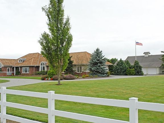 White picket fence defines proeprty