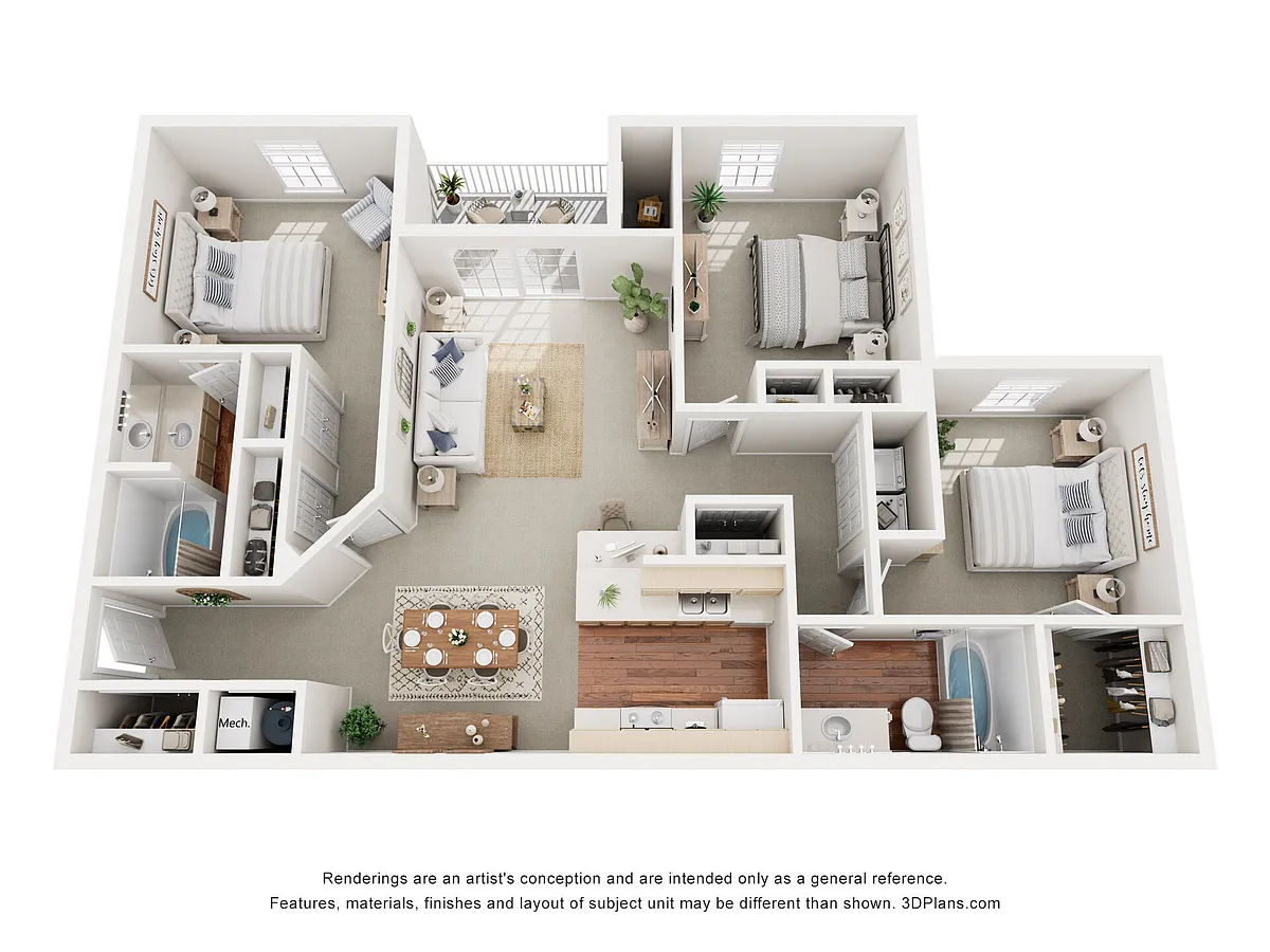 Floor plan 3x2R