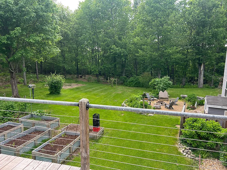 quiet & serene back yard