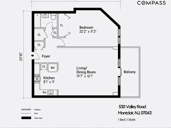 530 Valley Rd #C002b-202, Montclair, NJ 07043