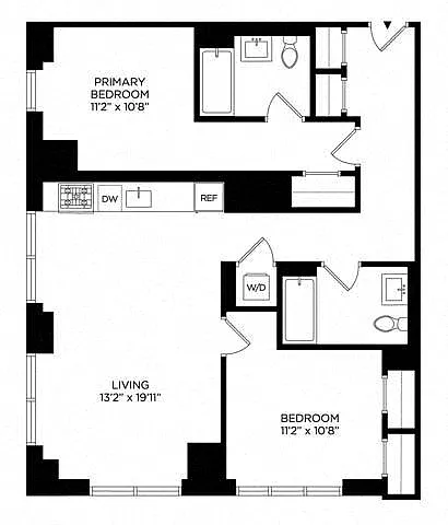 Floor plan 2AF Penthouse West