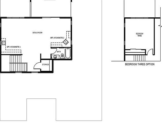 The MacLaine upper floor plan by Century Communities