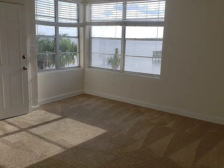 Two Bedroom Living space with Waterfront views