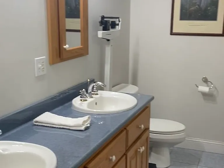 Master Bath with whirlpool tub and shower