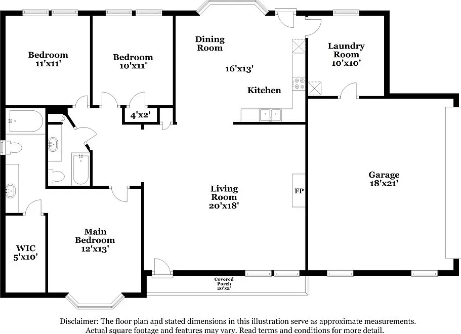 3 bed, 2.0 bath, 1573 sqft, $1,970 — Photo 2