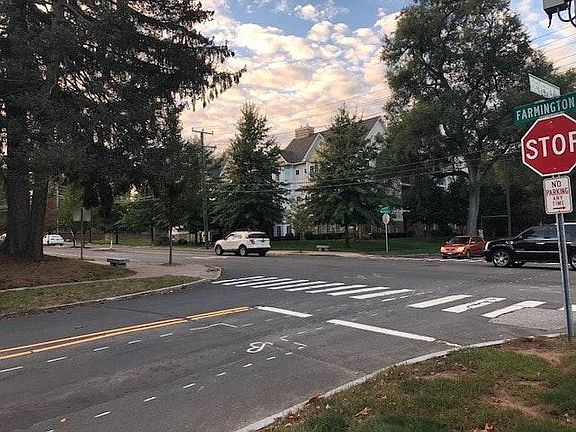 View looking towards Farmington Ave.