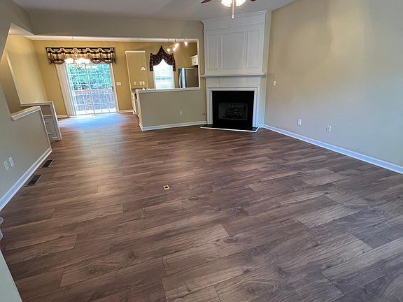 Large living area with fireplace