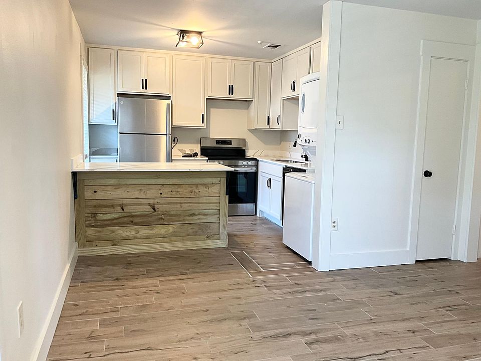 Kitchen open to living room