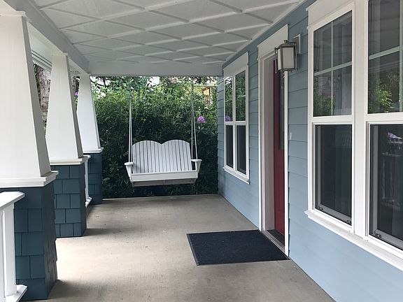 Porch with swing