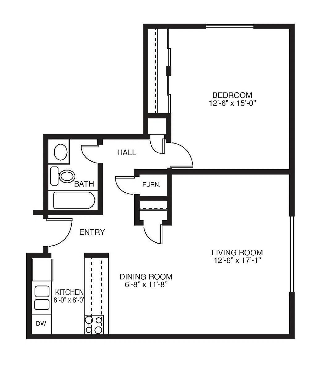 Floor plan Elmwood II