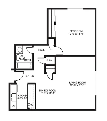 Floor plan Elmwood II