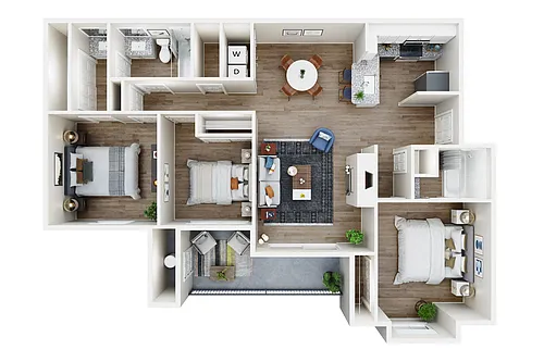 Floor plan C1 Renovated