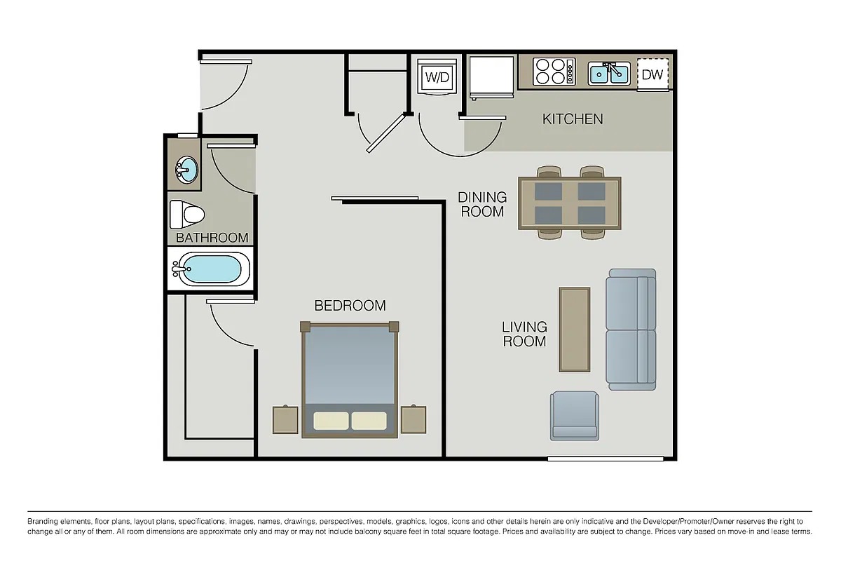 Floor plan Plan 1B