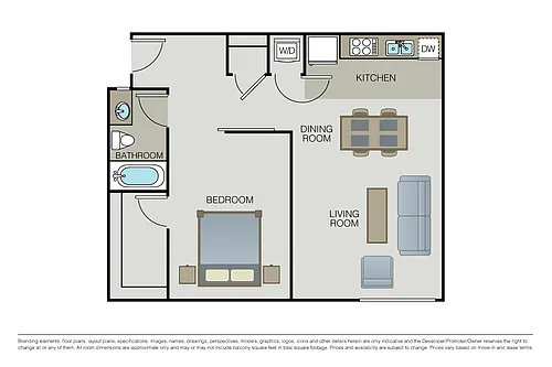 Floor plan Plan 1B