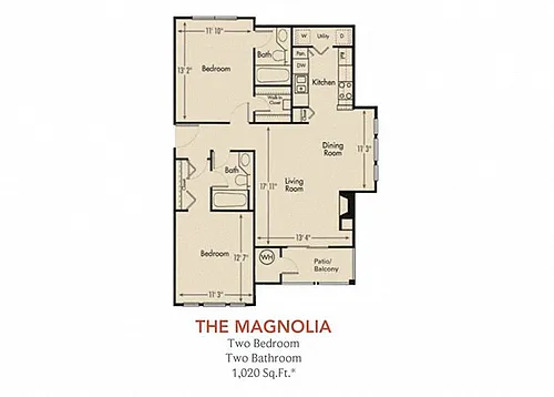 Floor plan Magnolia - Renovated