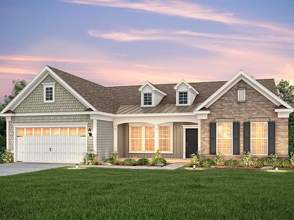 Tangerly Oak Exterior 6 with Brick Front - Representation