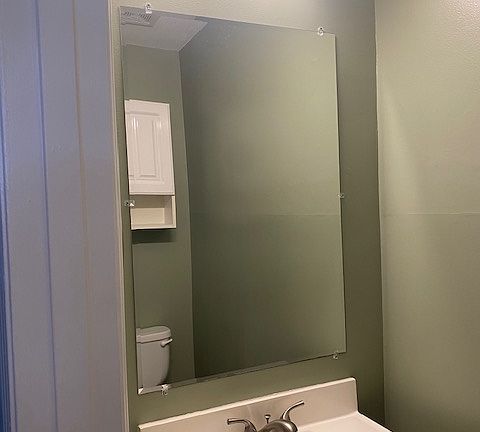 Another shot of half bath downstairs.