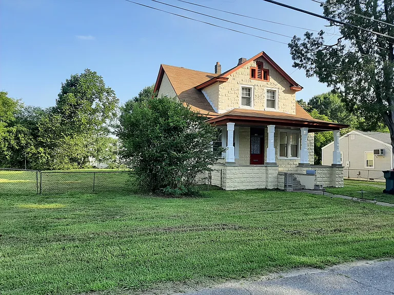 Front and side yard