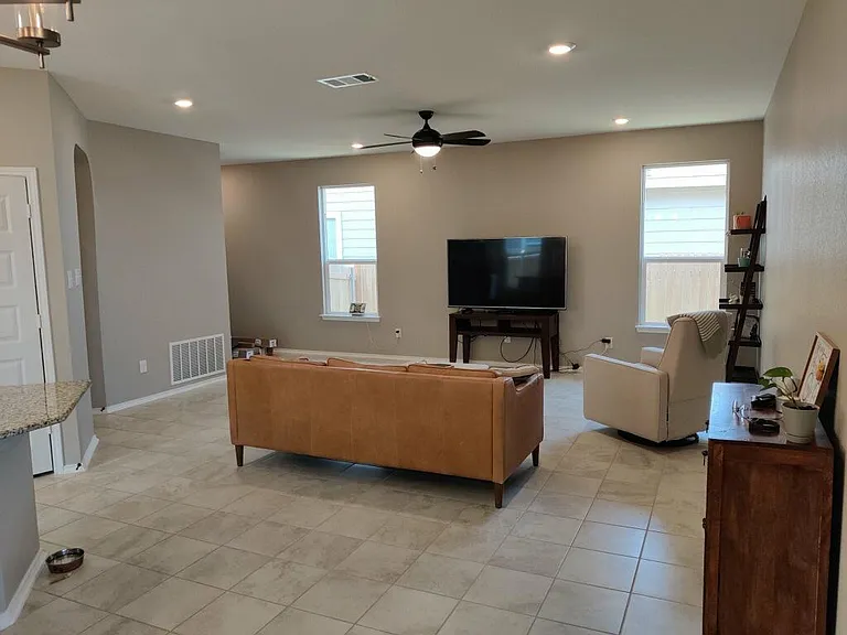 Spacious living room.