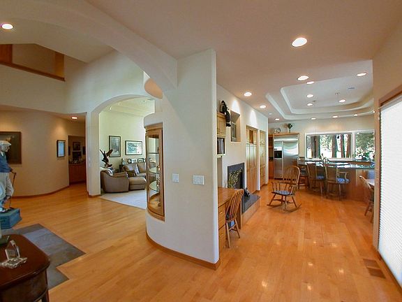 Living Room and Kitchen viewed from Formal Dining Room