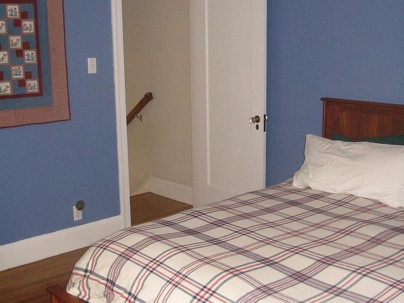 Master bedroom up 4-5 stairs