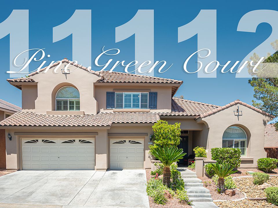 #GuardianRealty 11112 Pine Green Court Summerlin Single Family Home Rental Pool Front View_08182025